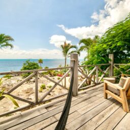 Ocean-view deck — Casa Coco, Isla Mujeres, Mexico