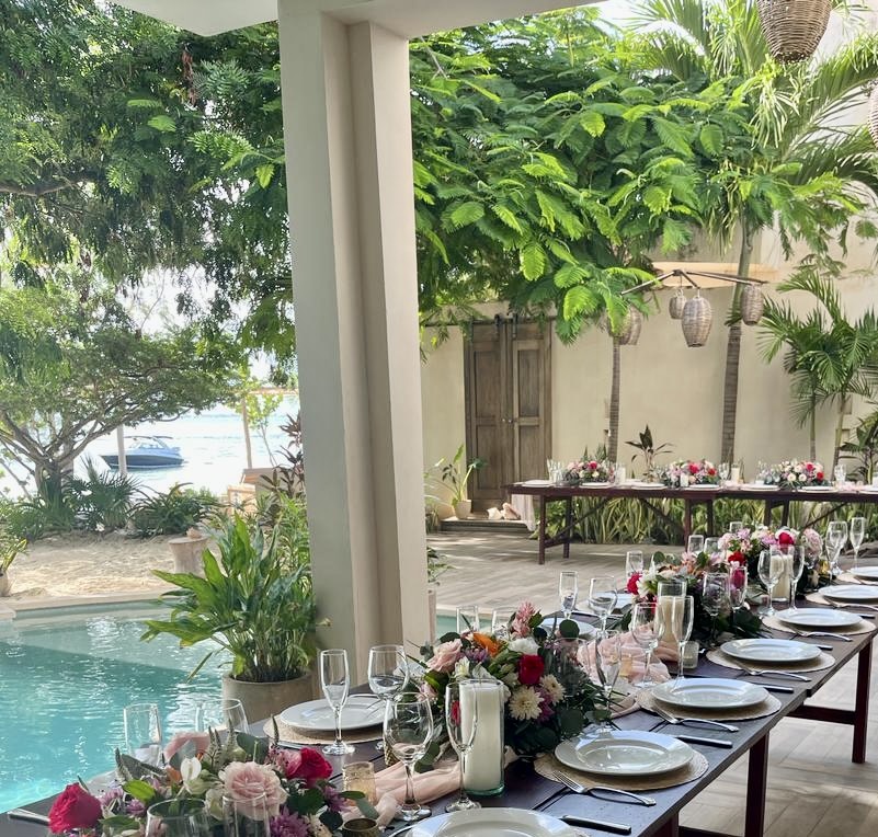 Wedding details at Coco B Isla, Isla Mujeres