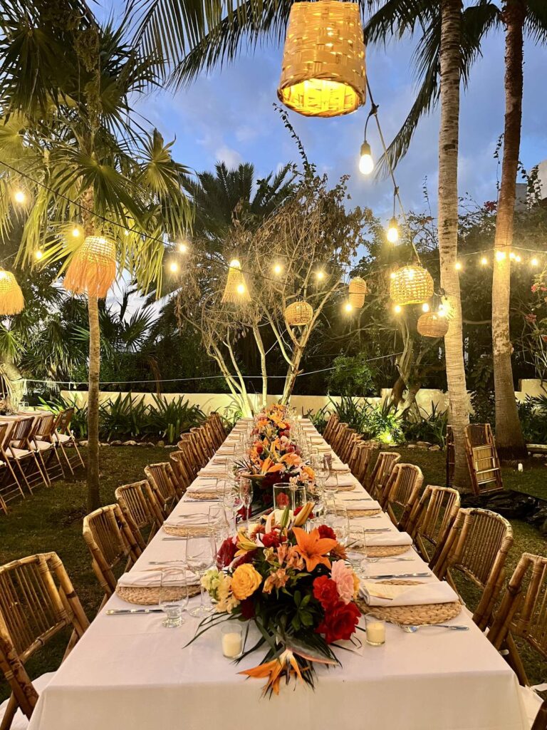 Wedding details at Coco B Isla, Isla Mujeres