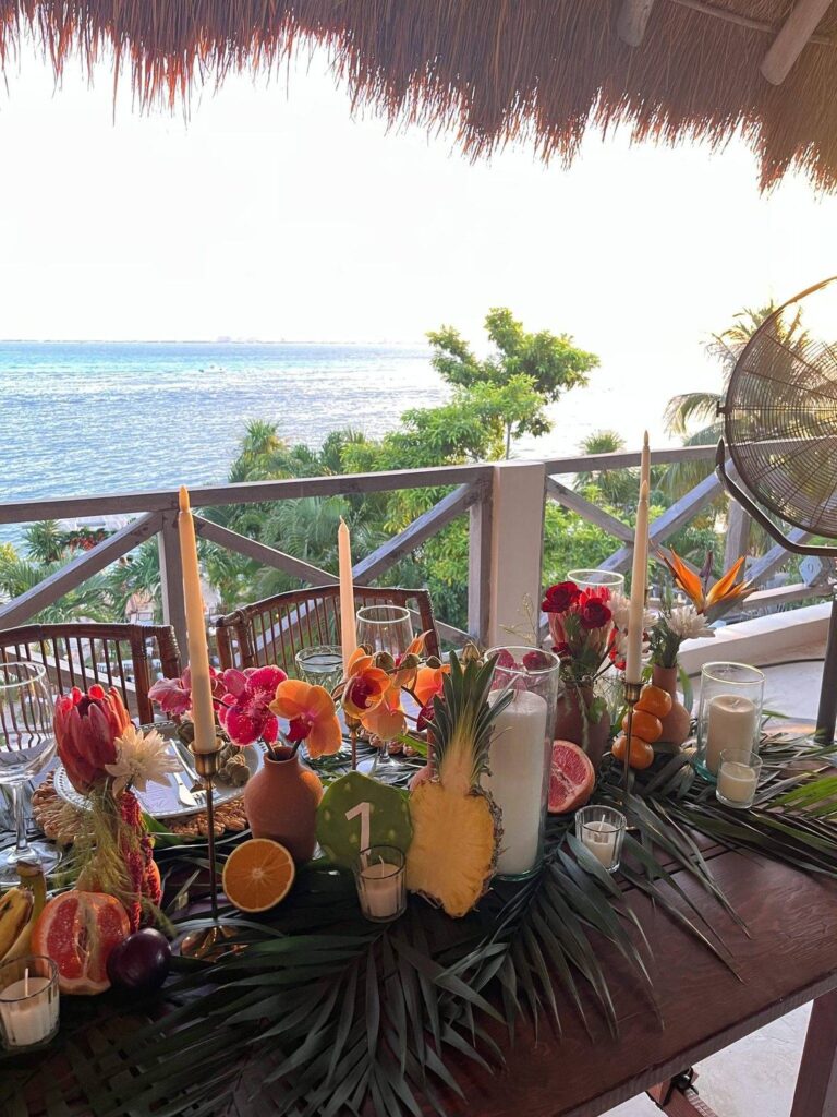 Wedding details at Coco B Isla, Isla Mujeres